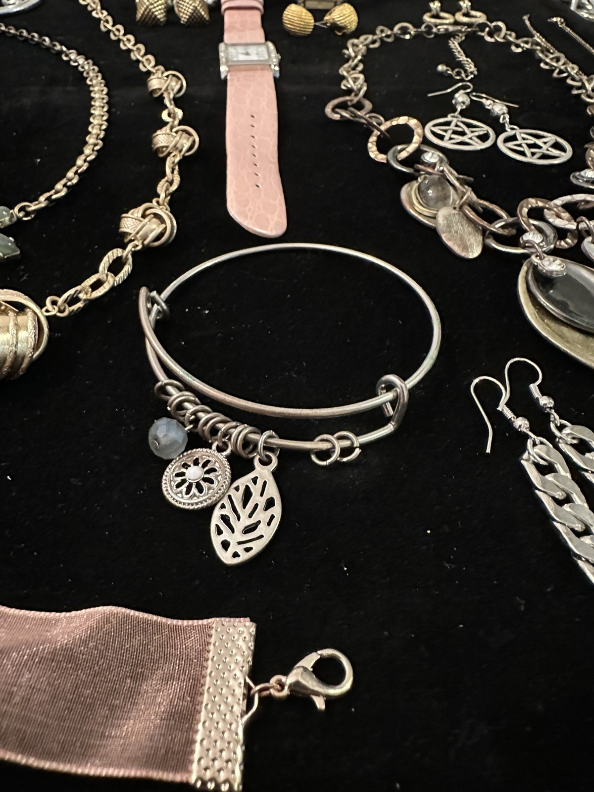 Vintage Costume Jewelry & Watches ALL WEARABLE used Lot Some Signed