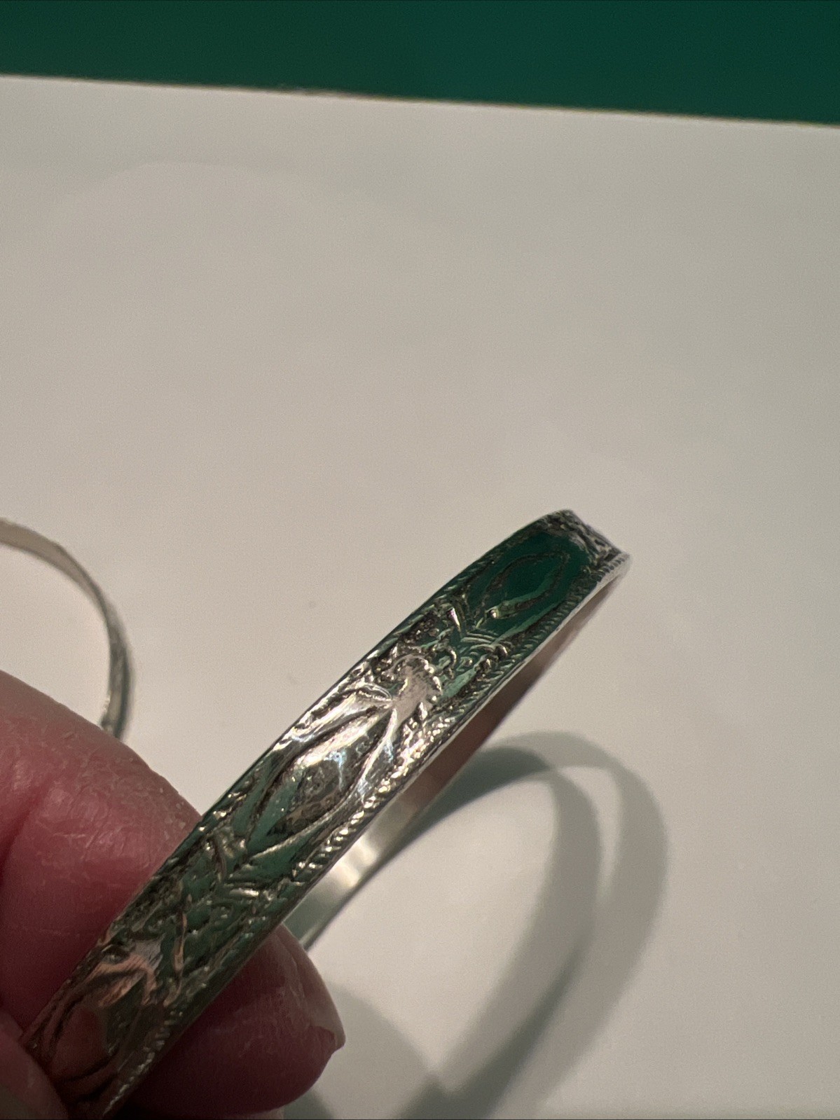 vintage Sterling Silver Mexico bracelet Set Of 2. Approximately Size 7.75