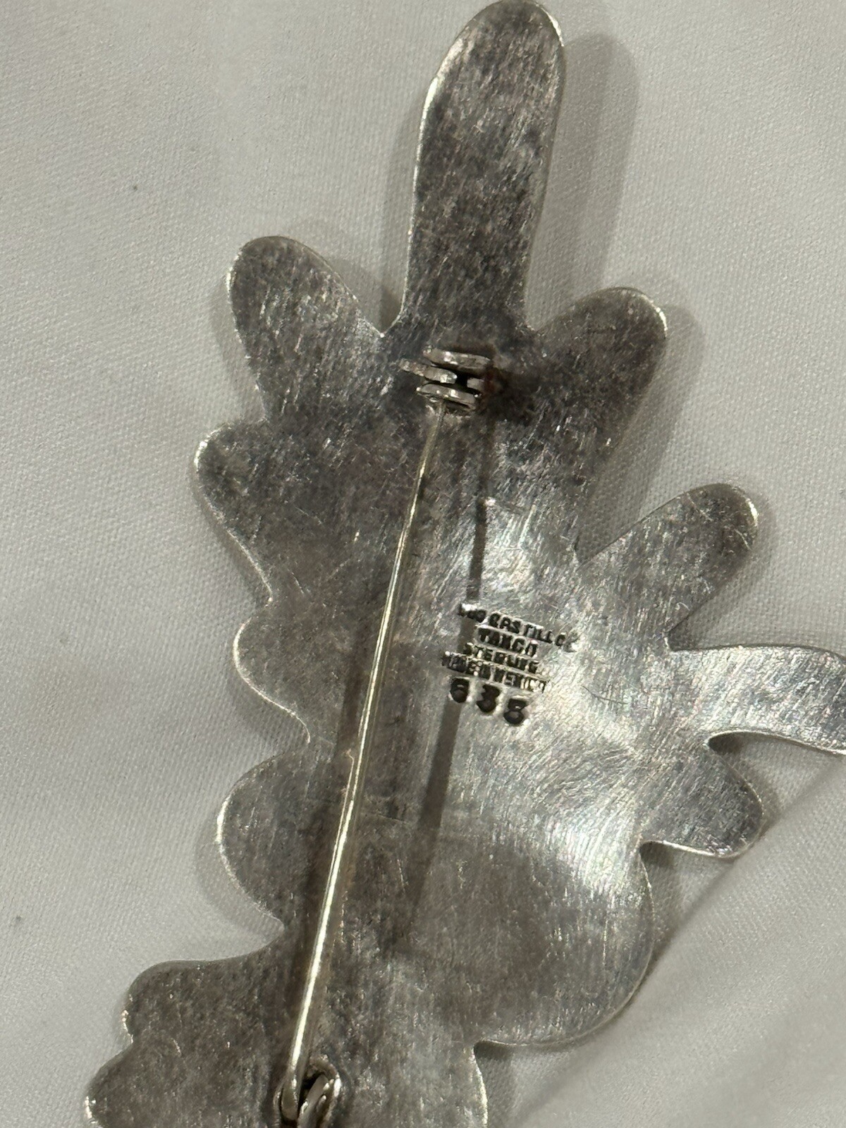 Vintage Taxco Los Castillo Sterling Pin Brooch