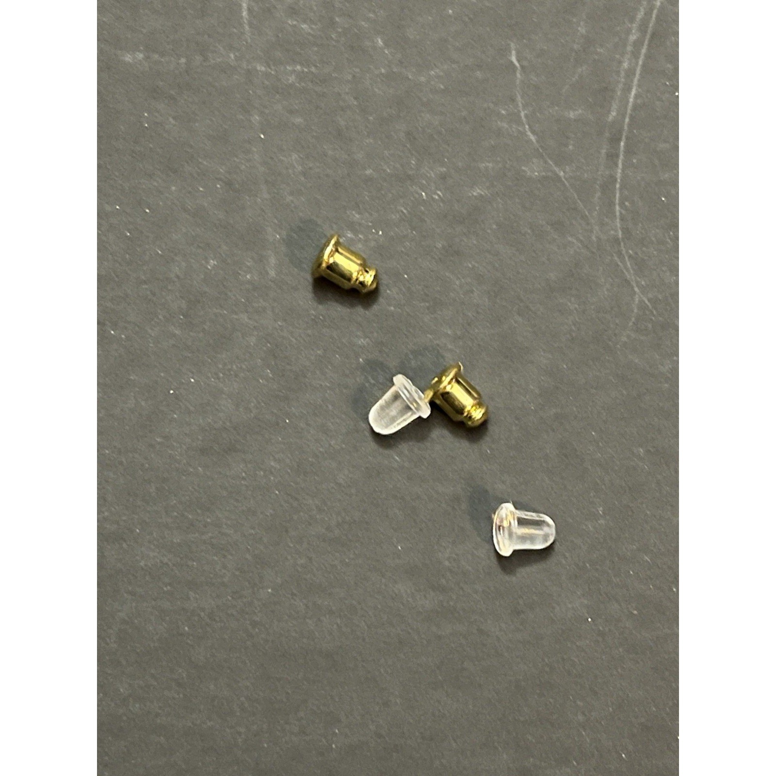 Knot Gold Tone Earring With Additional Back Fastening Option