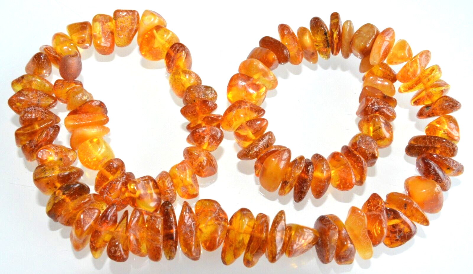 43gr RUSSIAN SOVIET BALTIC AMBER BEAD NECKLACE 琥珀 BRACELET STONE PENDANT EARRING