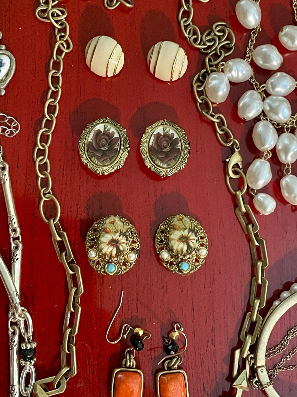 50 pc Vintage Mod Jewelry Lot Monet Sarah Cov Chicos Giovanni W Germany Signed