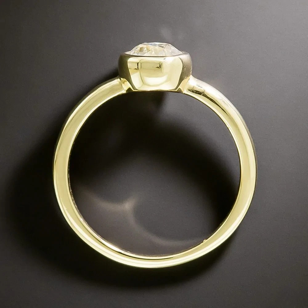 1.24Ct Lab-Created Diamond Solitaire Engagement Wedding Ring In 14K Gold Finish