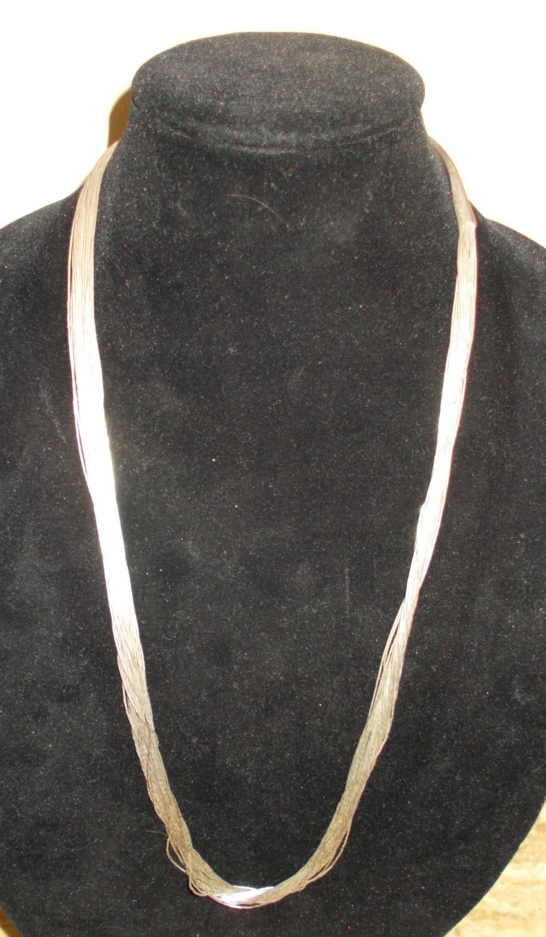 Antique 28 inch sterling necklace and Earring Set Absolutely Beautiful!