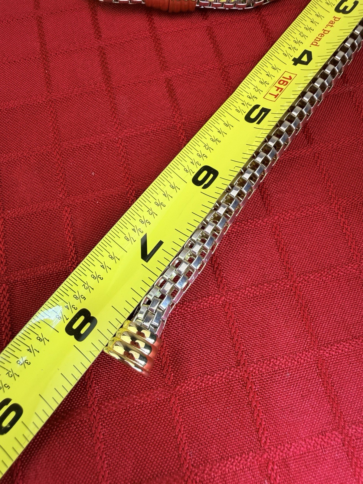 Vtg Convertible Magnetic Omega Mesh Necklace Bracelet Silver Gold Tone