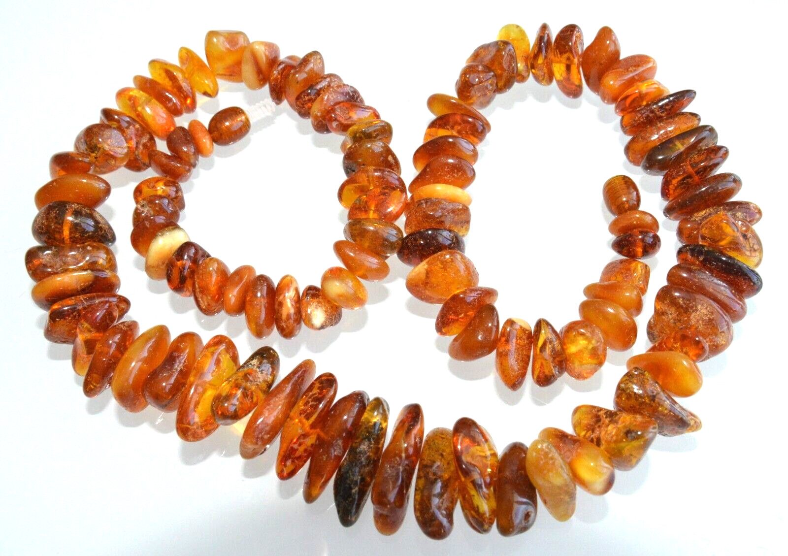 ✅55cm = 45gr RUSSIAN SOVIET BALTIC AMBER BEAD NECKLACE 琥珀 BRACELET STONE PENDANT