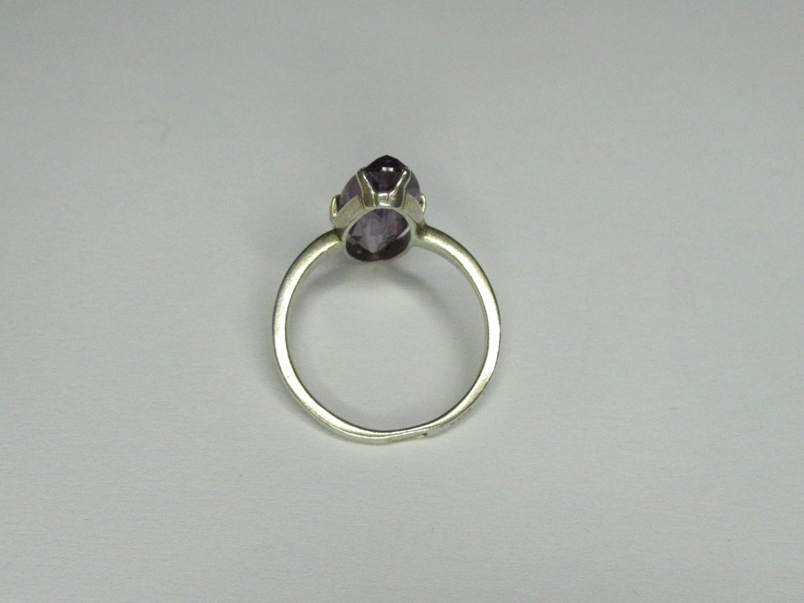 Vintage USSR sterling silver ring 875 star, alexandrite, 3,03 gr, ring size 6.