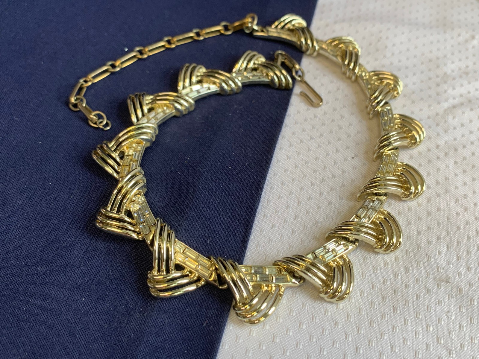Vtg Costume Jewelry Lot Lisner Coro Necklaces Earrings Matching Set Rhinestones
