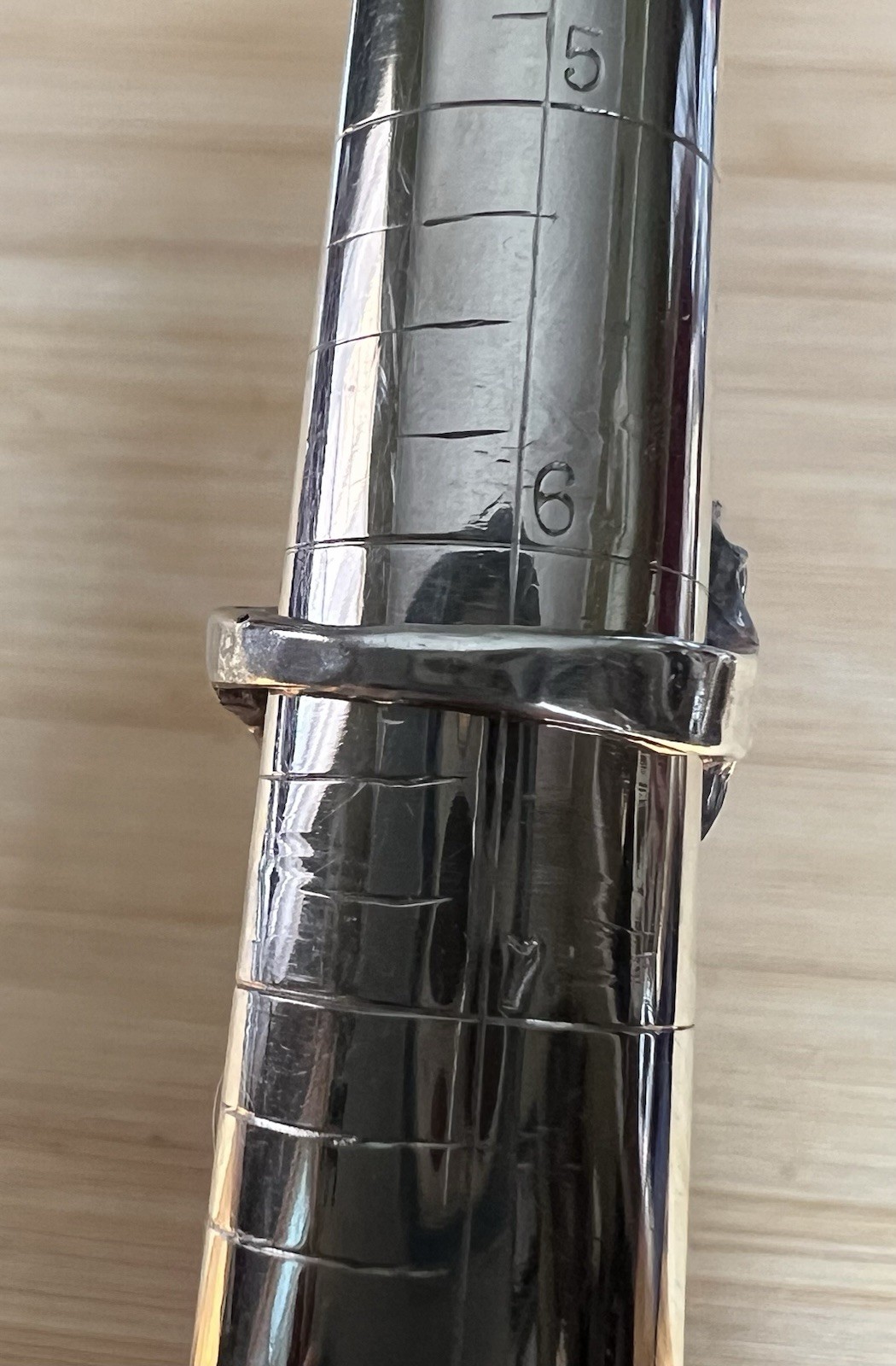 Vintage Brutalist Modernist Sculpted Organic Sterling Silver 925 Ring 6.25