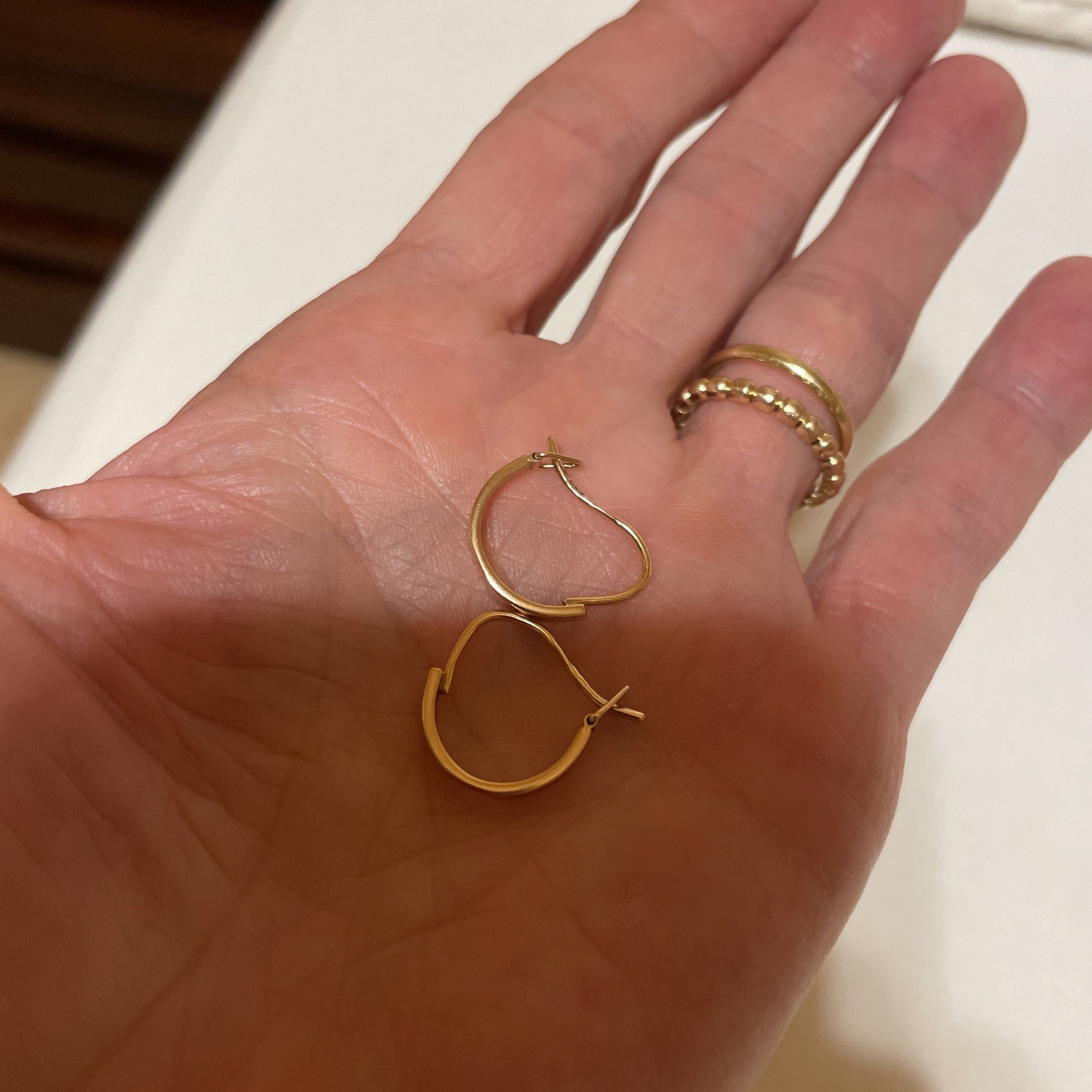 Super Cute Vintage EARRINGS GOLD 14K 583 USSR