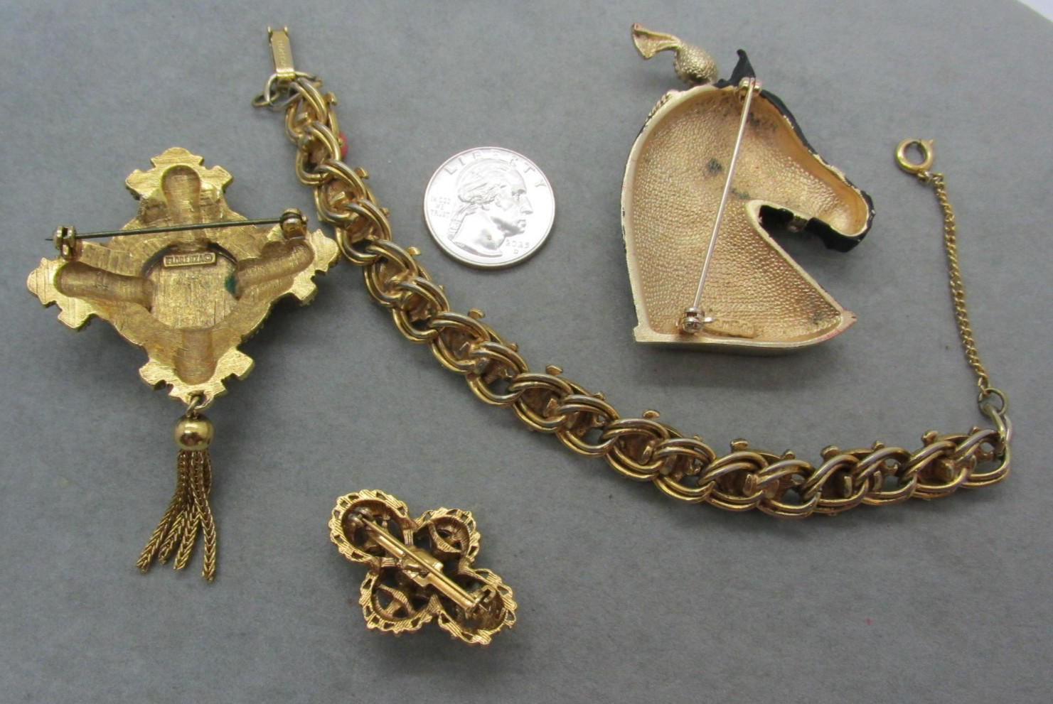 Vintage High-End Designer Costume Jewelry Repair Lot Robert Mandle Florenza