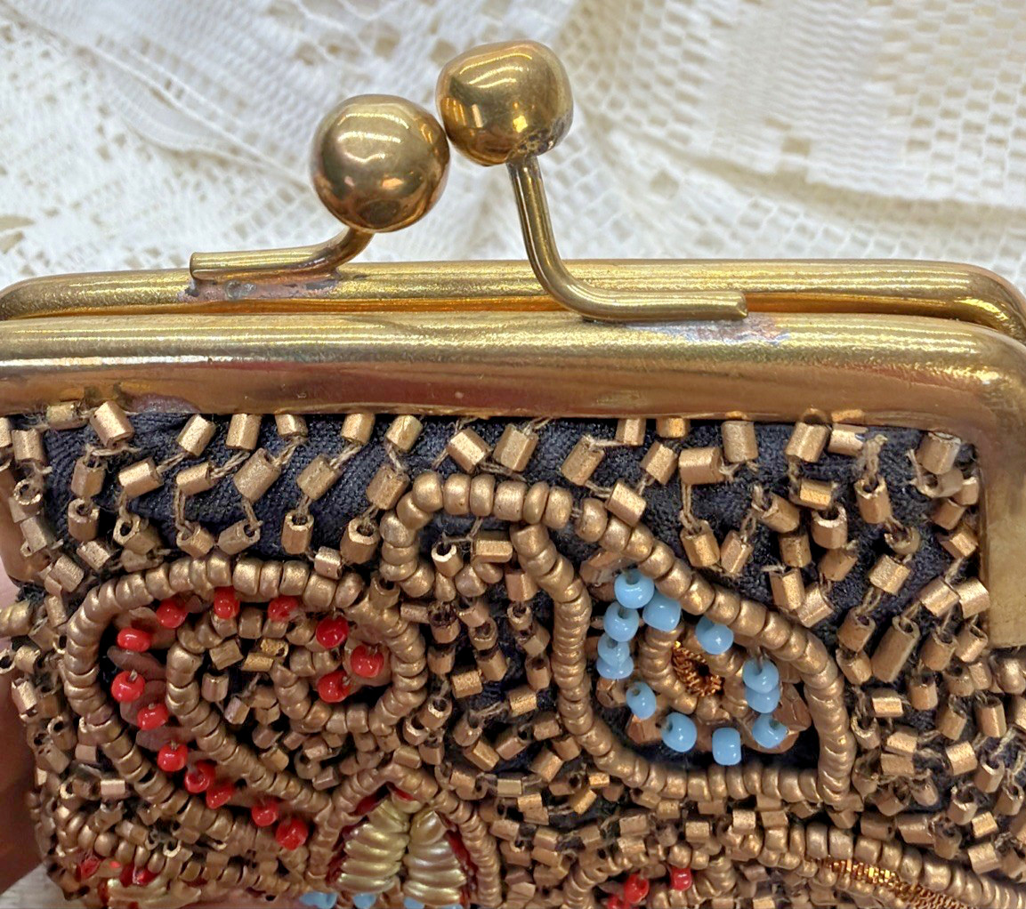 Jewely Lot Estate Scarf Rings Keys Beaded Bag Purse Gloves Pin Dish SEE PICS