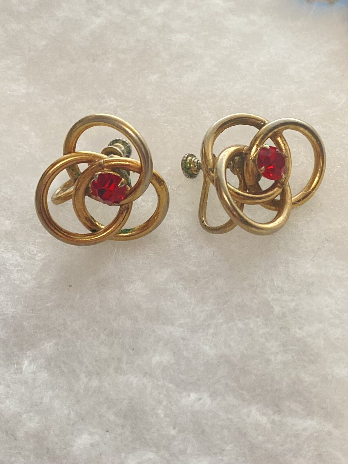 Estate Find Assorted Lot Of Earrings X 12 Pr 1- WHITE STAG