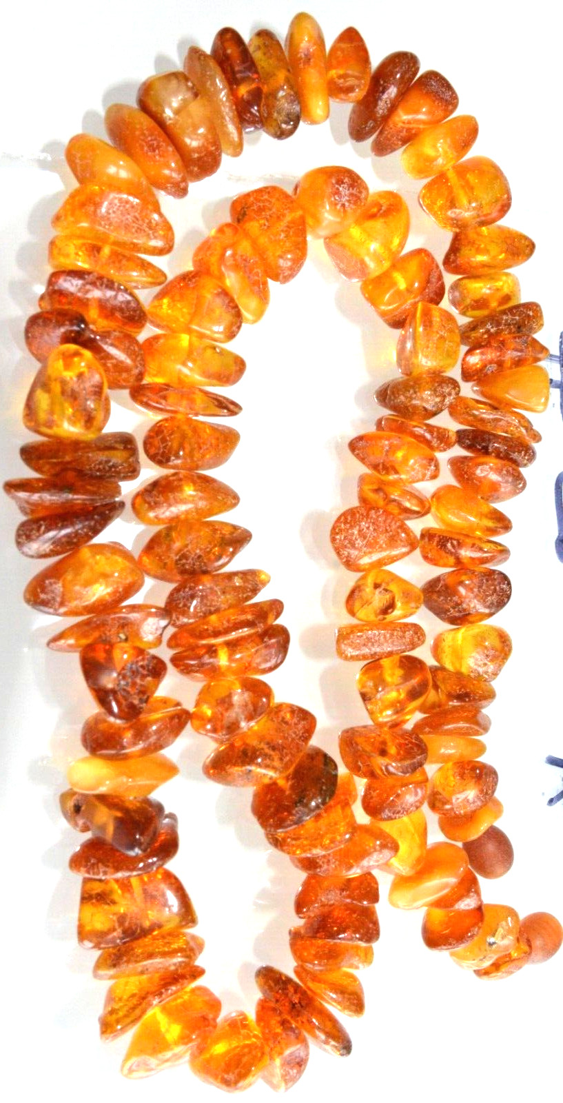 43gr RUSSIAN SOVIET BALTIC AMBER BEAD NECKLACE 琥珀 BRACELET STONE PENDANT EARRING