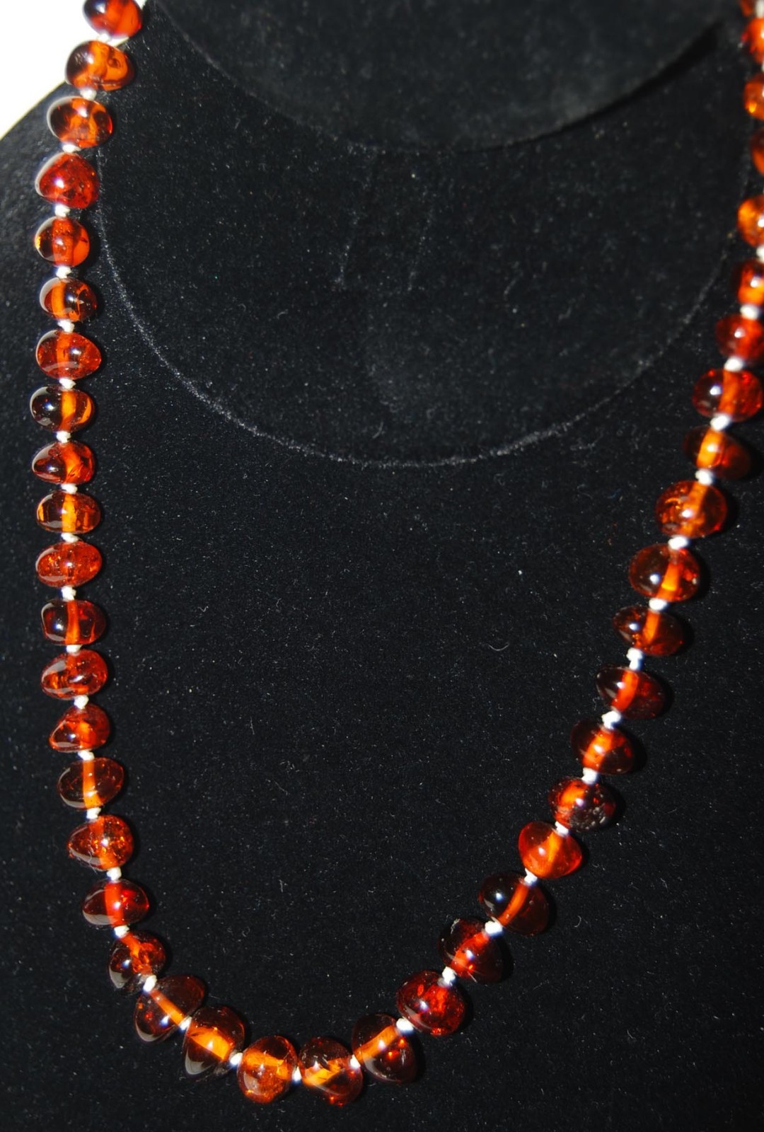 Vintage Genuine Beautiful Every Day Baltic Amber Choker Necklace 17” (2)