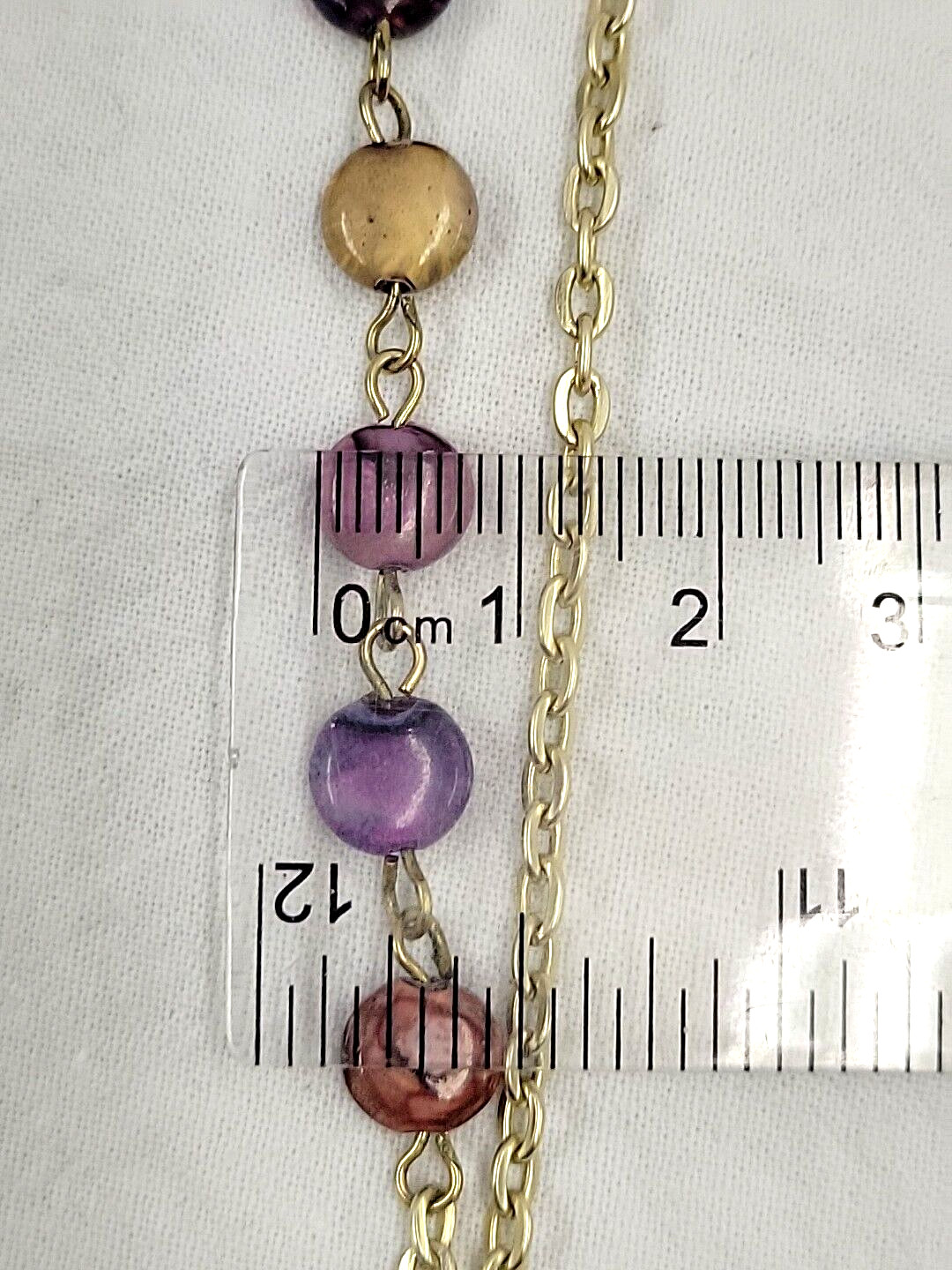 Vintage Bead Necklace – Women – 19″ – Multicolor