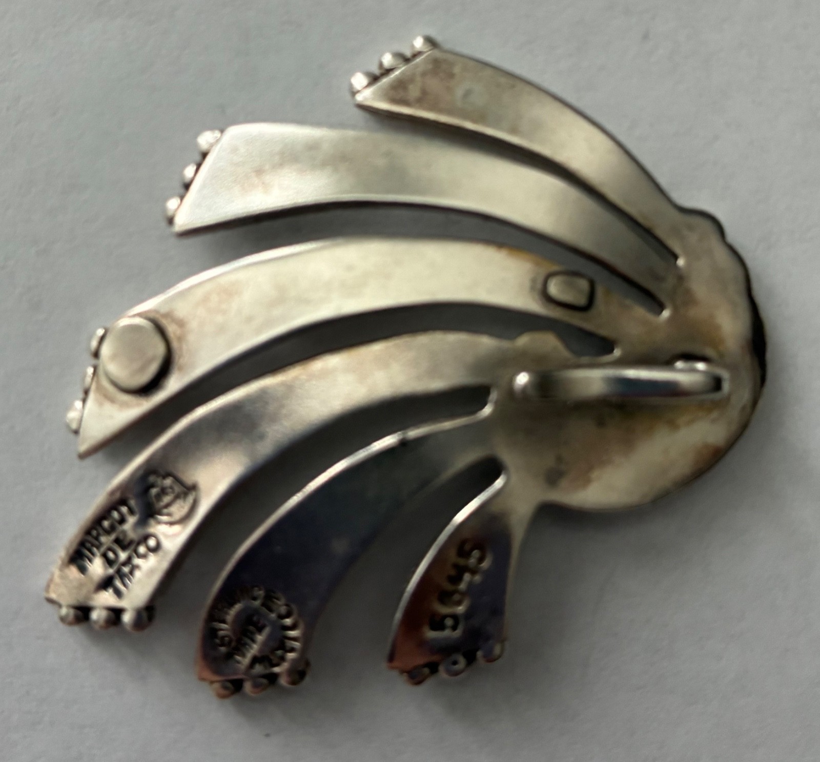 Margot de Taxco Mexico Vintage Art Deco Sterling Silver Parure/Set Jewelry
