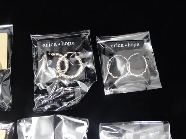Lot of 11 Pre-Owned .925 Silver Pierced Earrings Packaged & Priced by Weight 44g