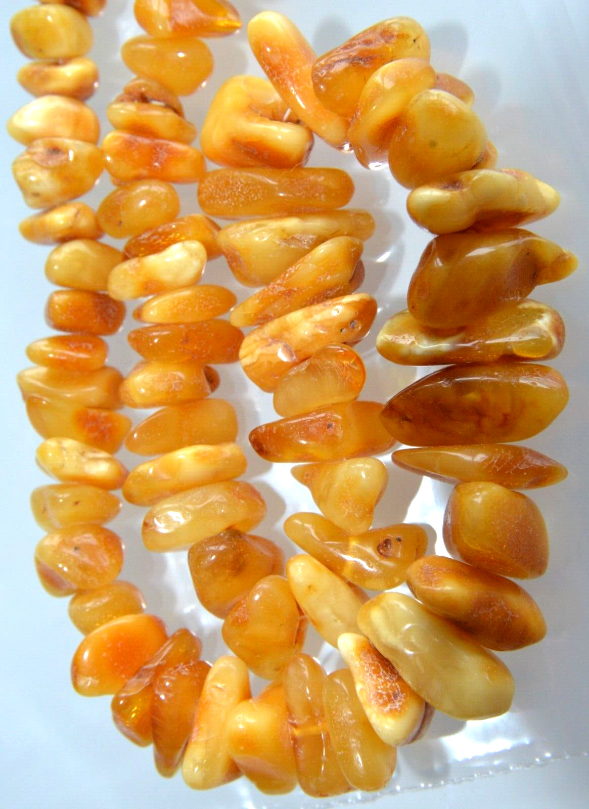 46gr RUSSIAN SOVIET BALTIC AMBER BEAD NECKLACE 琥珀 BRACELET STONE PENDANT EARRING
