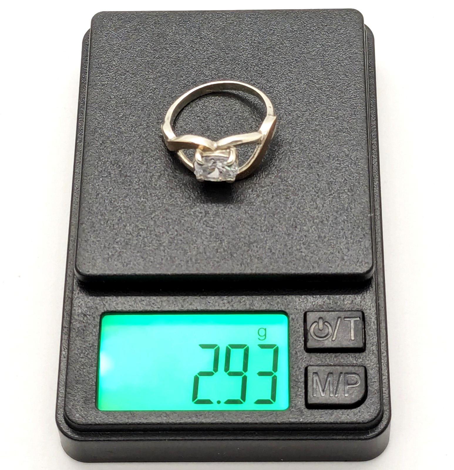 Vintage Luxury RING Silver 925 with Gold Inlay 375 -size: 7.5US (17.5mm)| UA #21