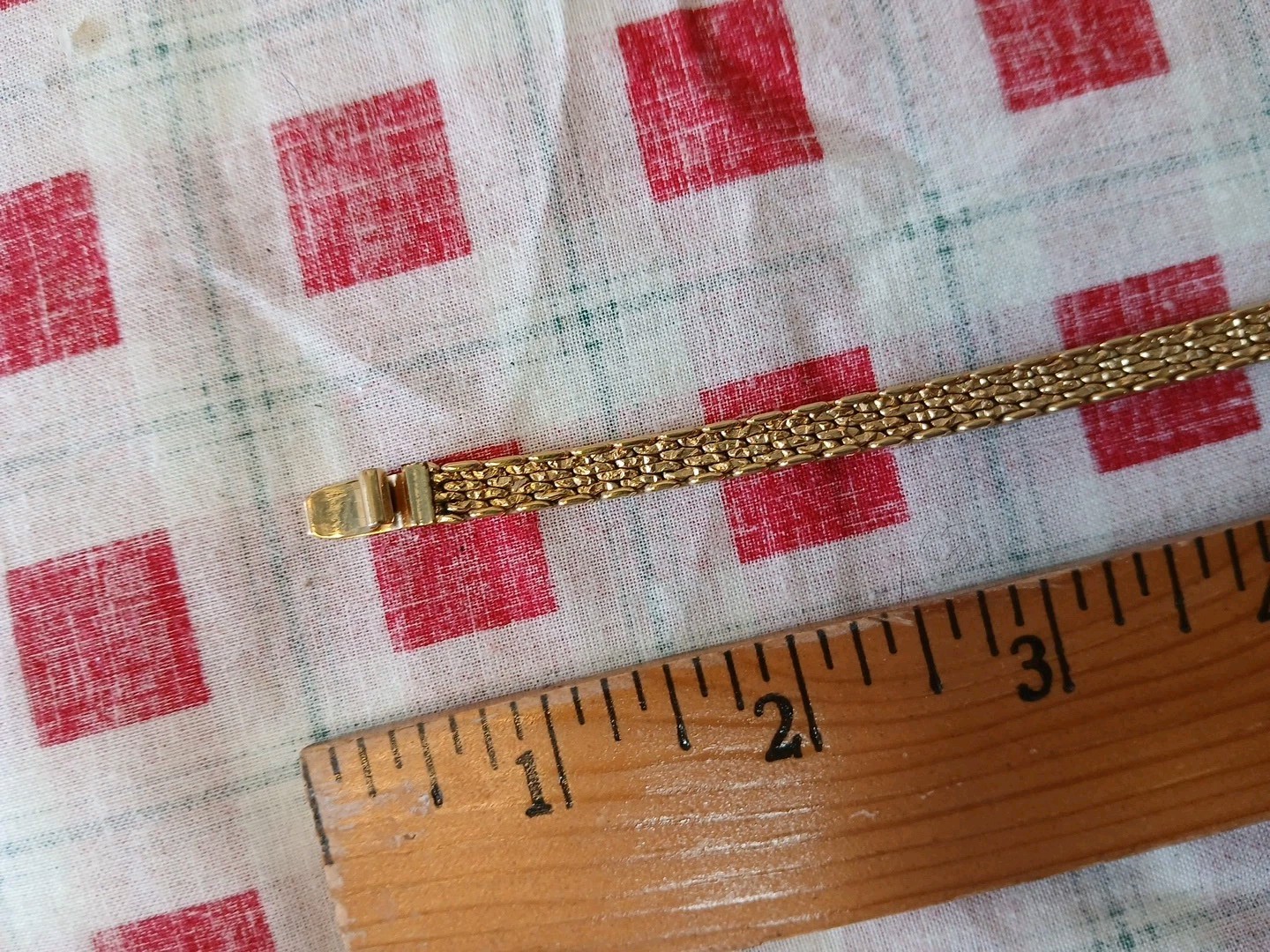 Vintage Signed MONET Gold Plated 17” Mesh Link Chocker Collar Chain Necklace