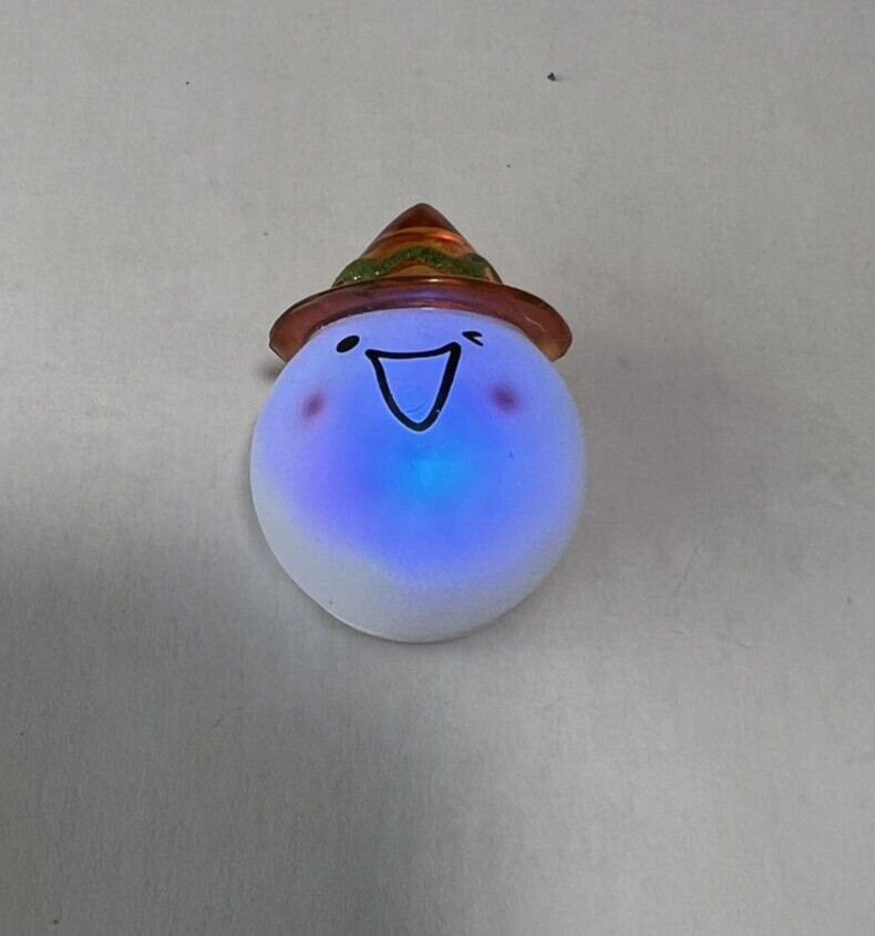 Color Change Lights Snowman Head Pin Brooch Approximately 2 “