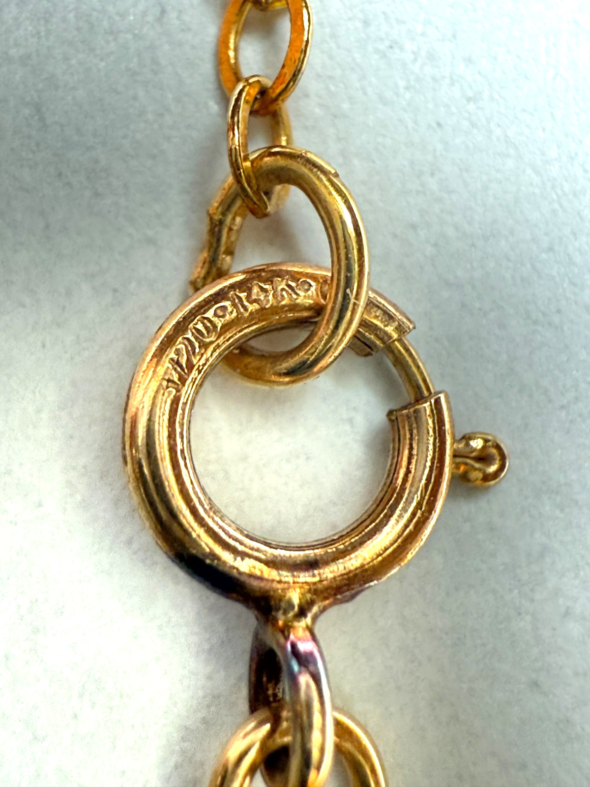 Vintage NOS Gold on Silver 925 Cz & Pearl Pendant & 1/20 14K GF 18″ Necklace