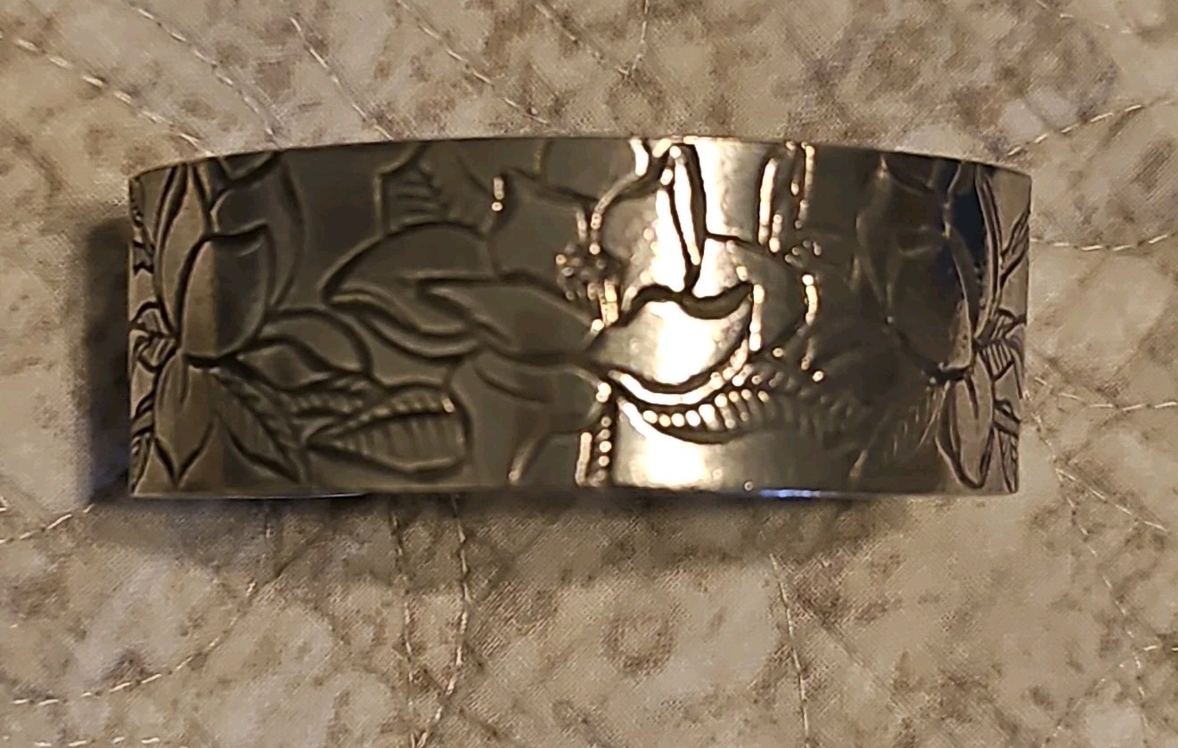 Salisbury Martin Miazza Exclusive Heavy Pewter Magnolia Bracelet Gone With Wind