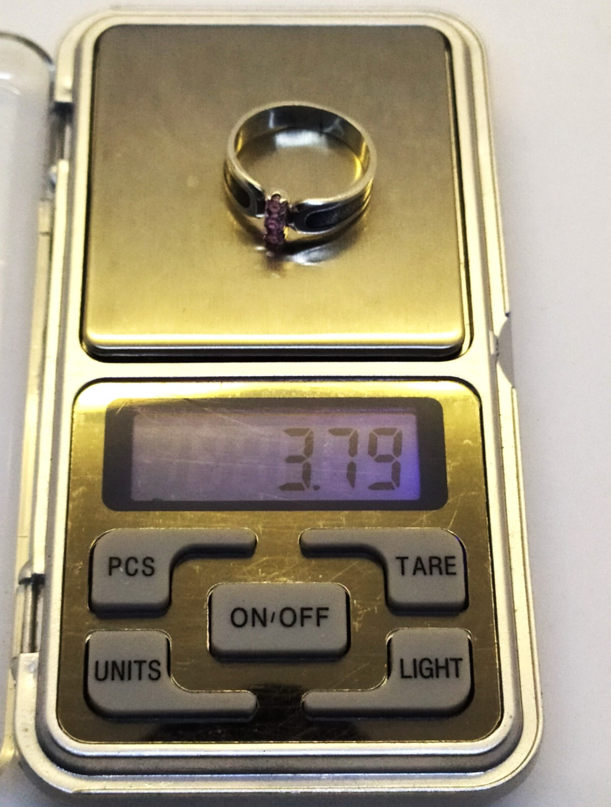 Vintage Luxury RING Silver 925 with Chic Bright Stones -size: 8US (18.5mm) | #46