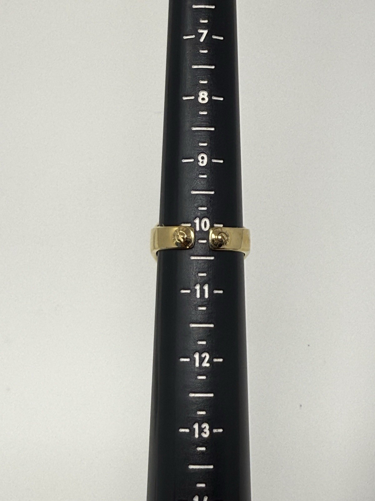 Henri Bendel Turquoise Gold Tone Statement Ring Size 6
