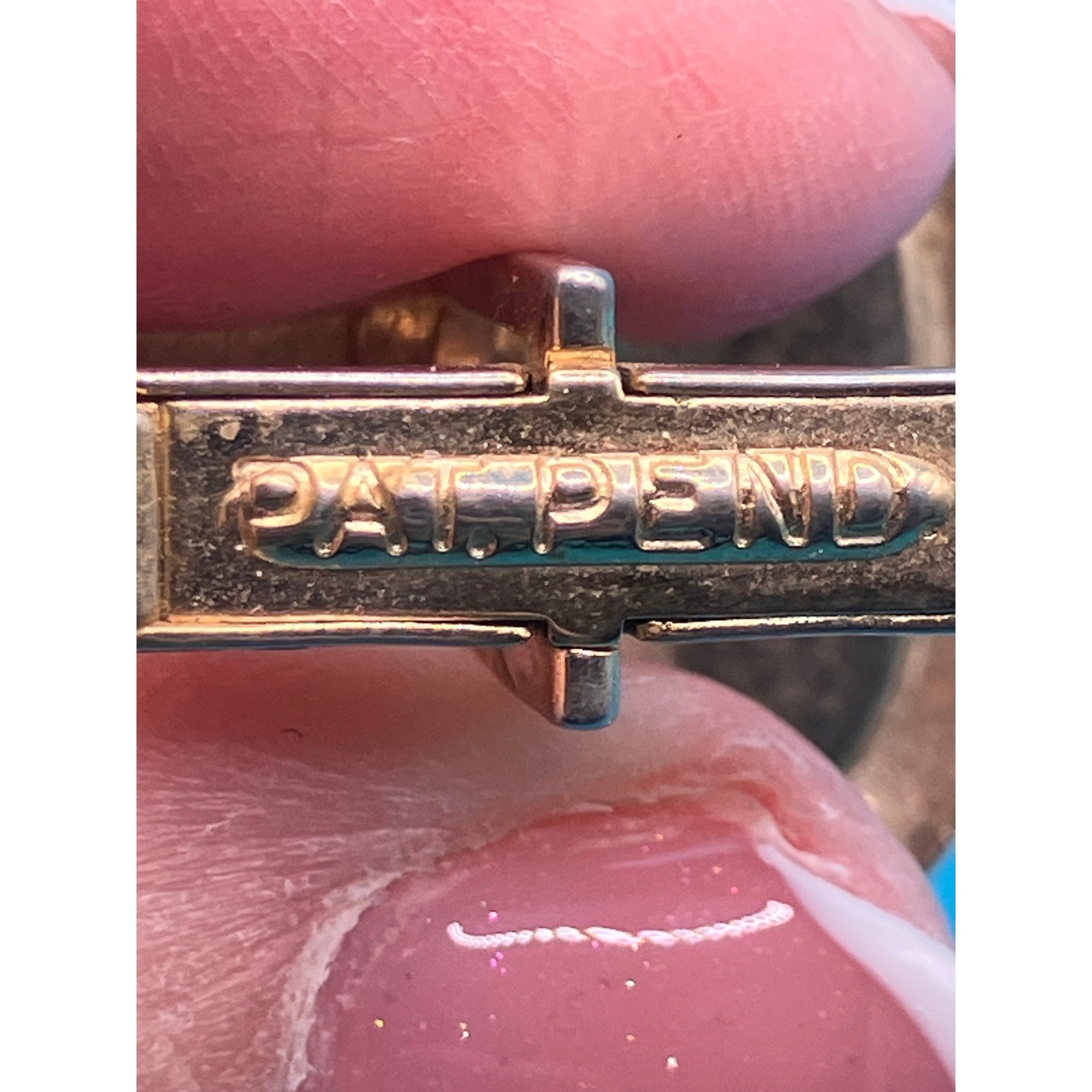 Men’s Cufflinks OS Gold Red Convertible Sports Car Enamel Vintage