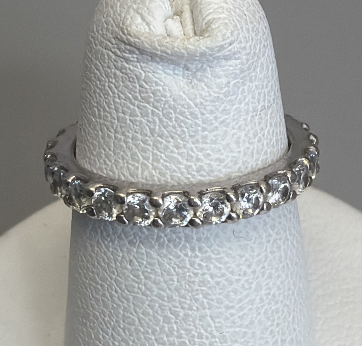 Sterling Silver Lot Of 5 Various MOP CZ Multicolor And White/Clear Rings Size 5