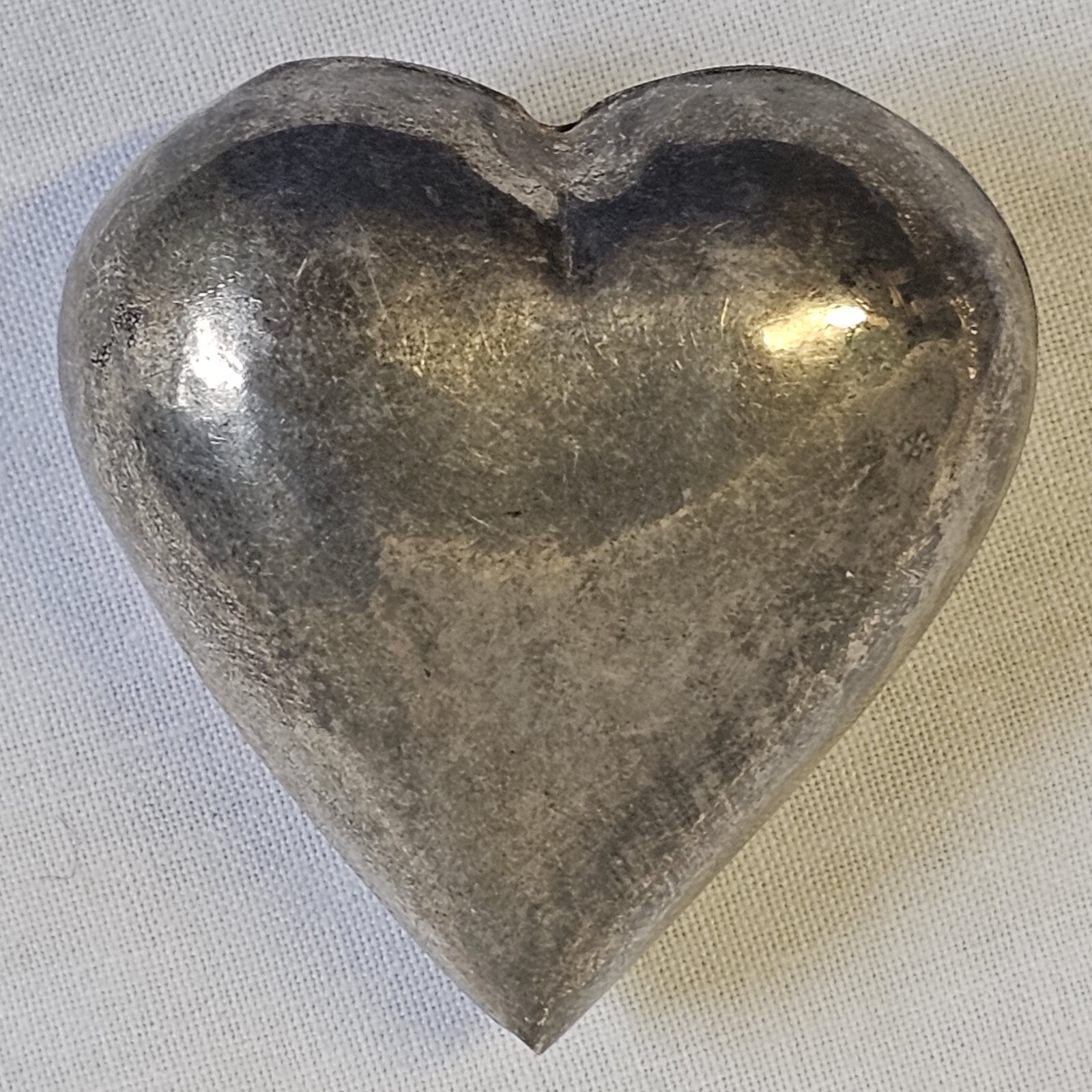 Vintage Jewelry Making Set Pearl String Kit Small-Large Metal Beads Silver Heart