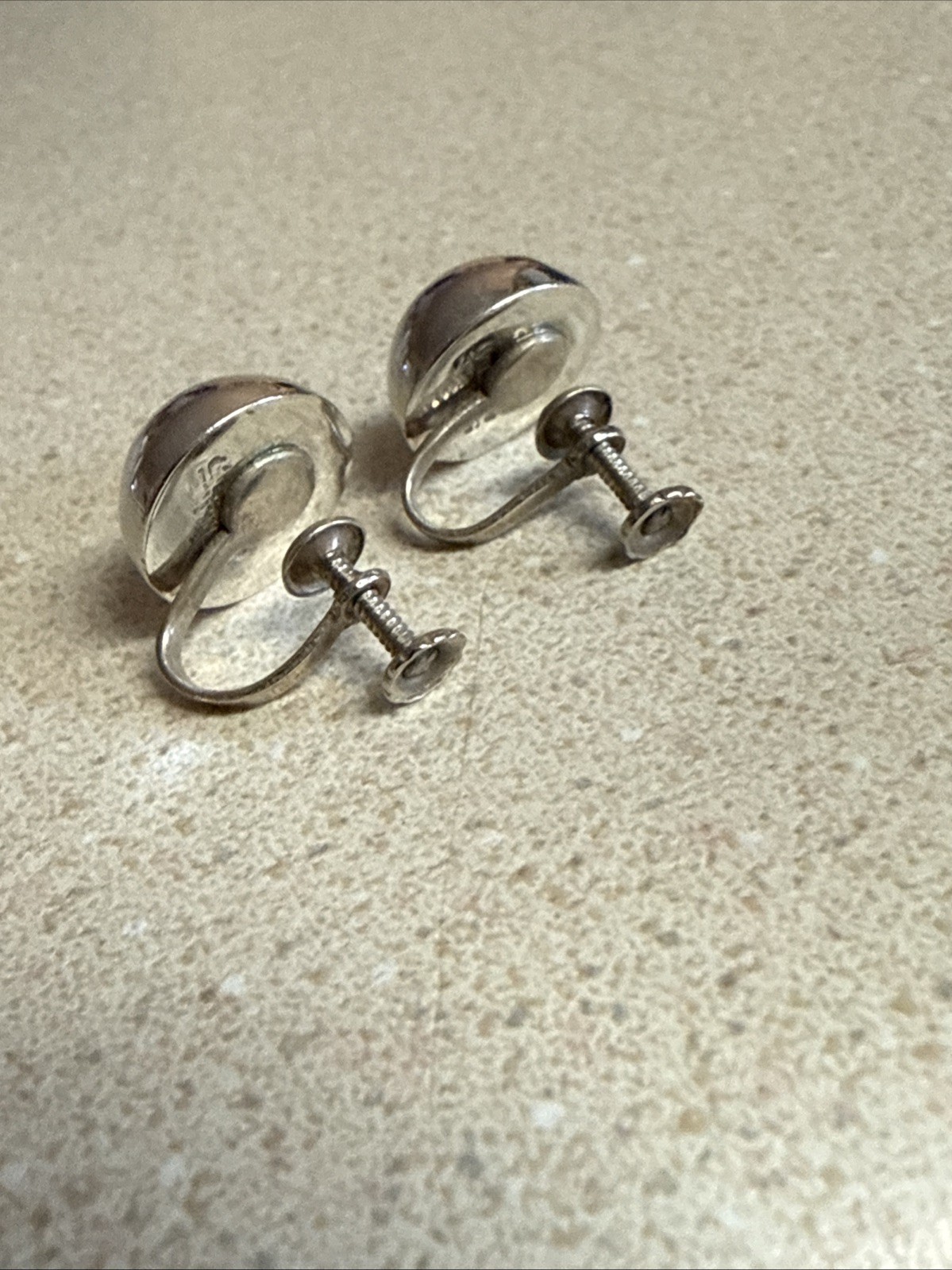 Vintage Sterling Los Castillo Earrings