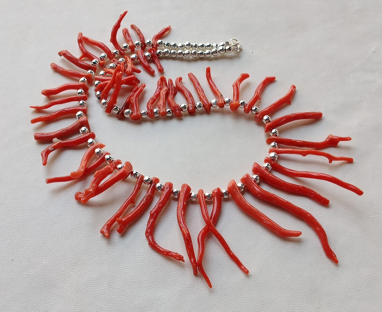 AA+ Quality 100% Natural Italian Red Coral Tube Beads: 16 Strand for Jewelry Mak