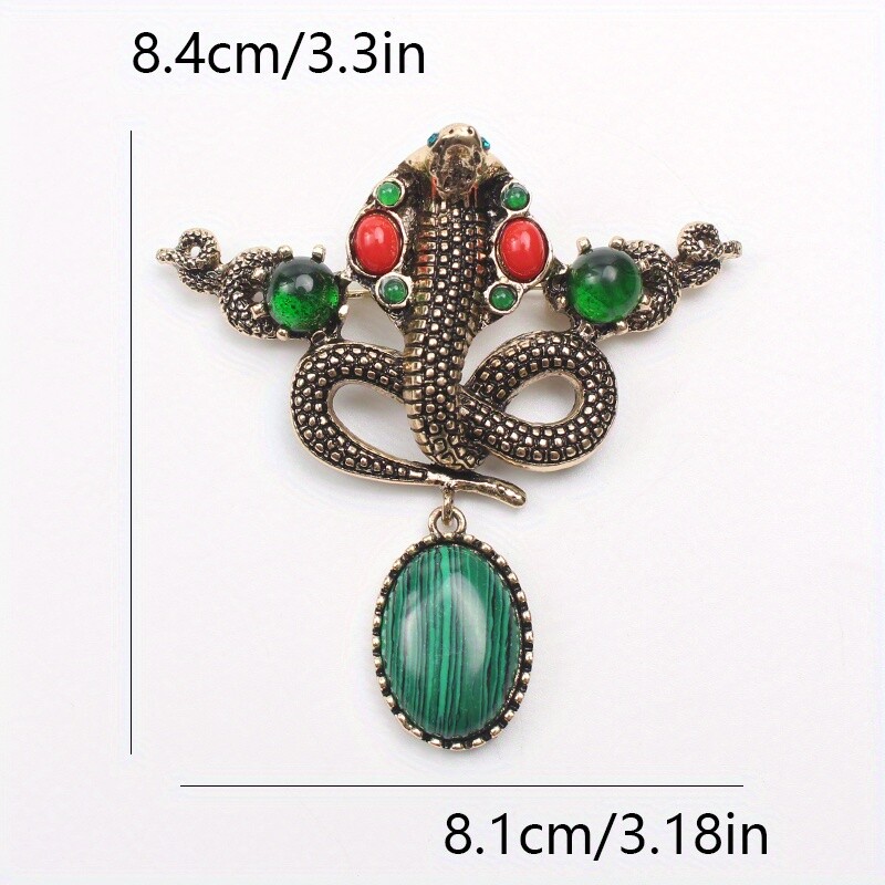Retro Fashion Vintage Animal Series Snake Brooch AccessoriesJewelry Gift