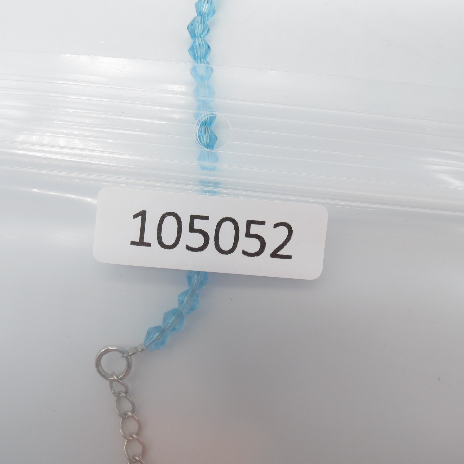 Vintage Blue Faceted Beaded Necklace Dyed Howlite Beads Boho 18″