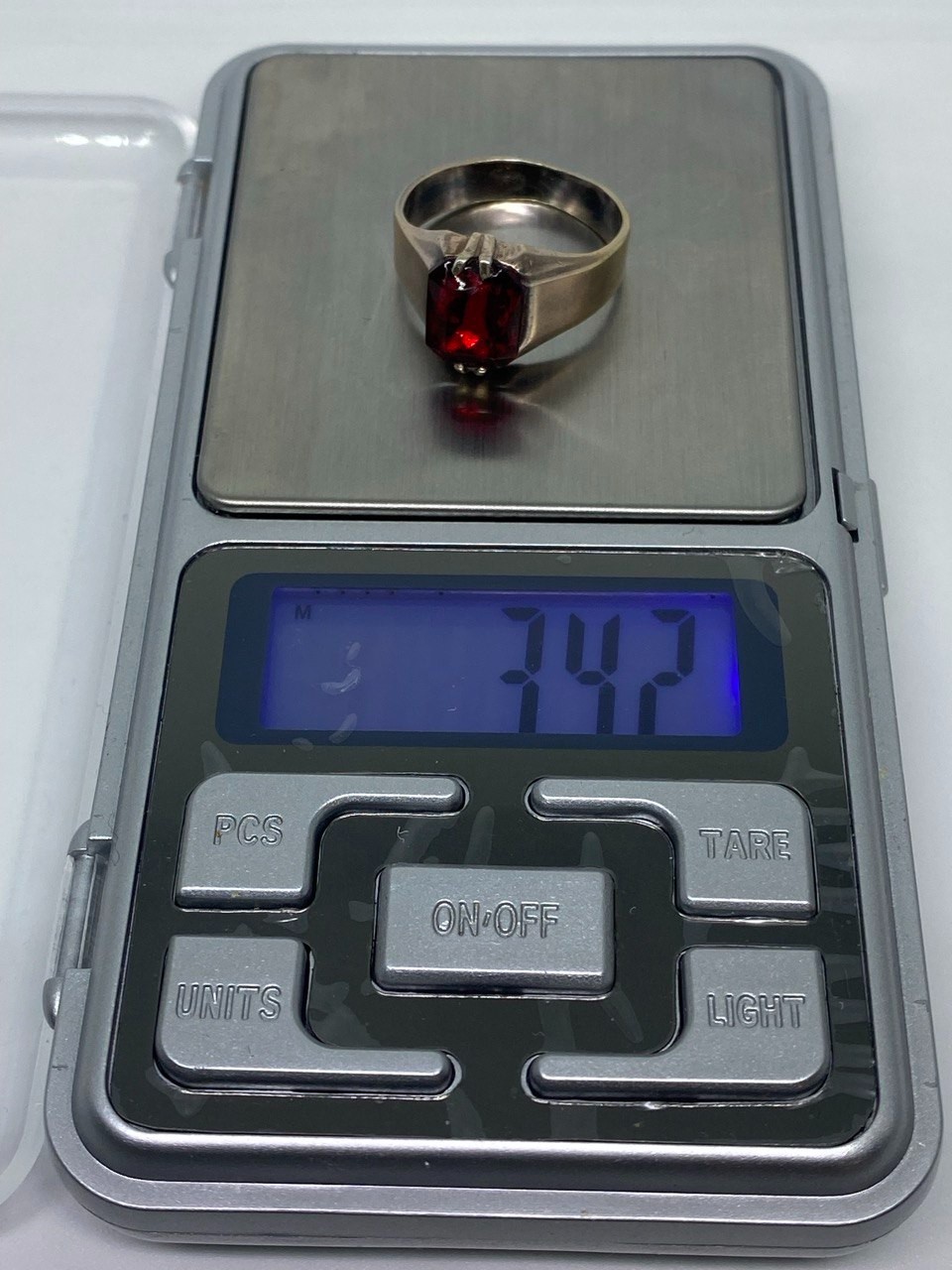 Rings Silver 875 Size 8.25 . Weight 3.42 g. Soviet Vintage Jewelry USSR