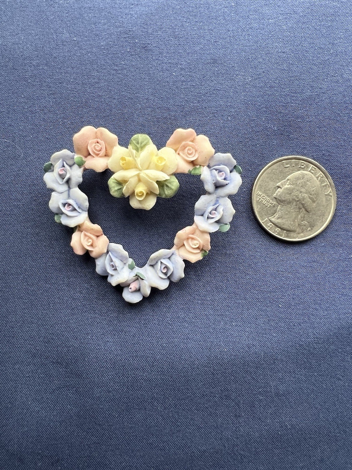 Vintage AVON Hearts and Flowers Pin