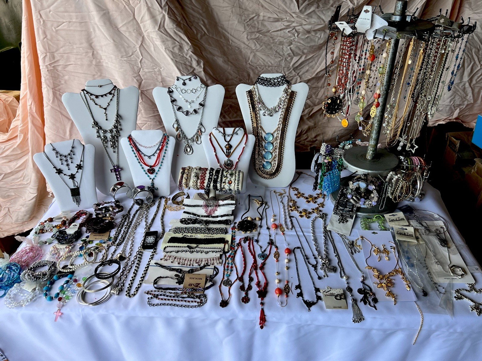 Lot 10- 15 Pieces or ½ Pound Vintage To Modern Fashion Jewelry All Wearable