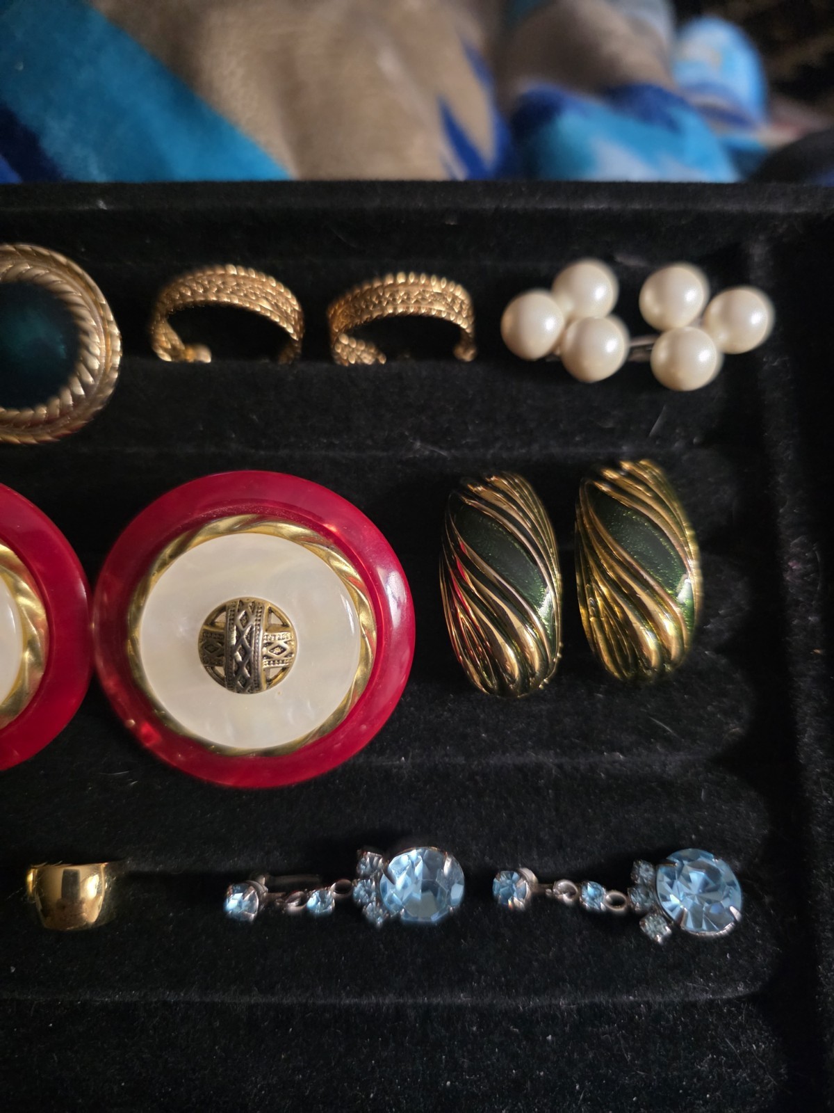 Vintage Monet Napier Trifari Clip Earring Lot & More