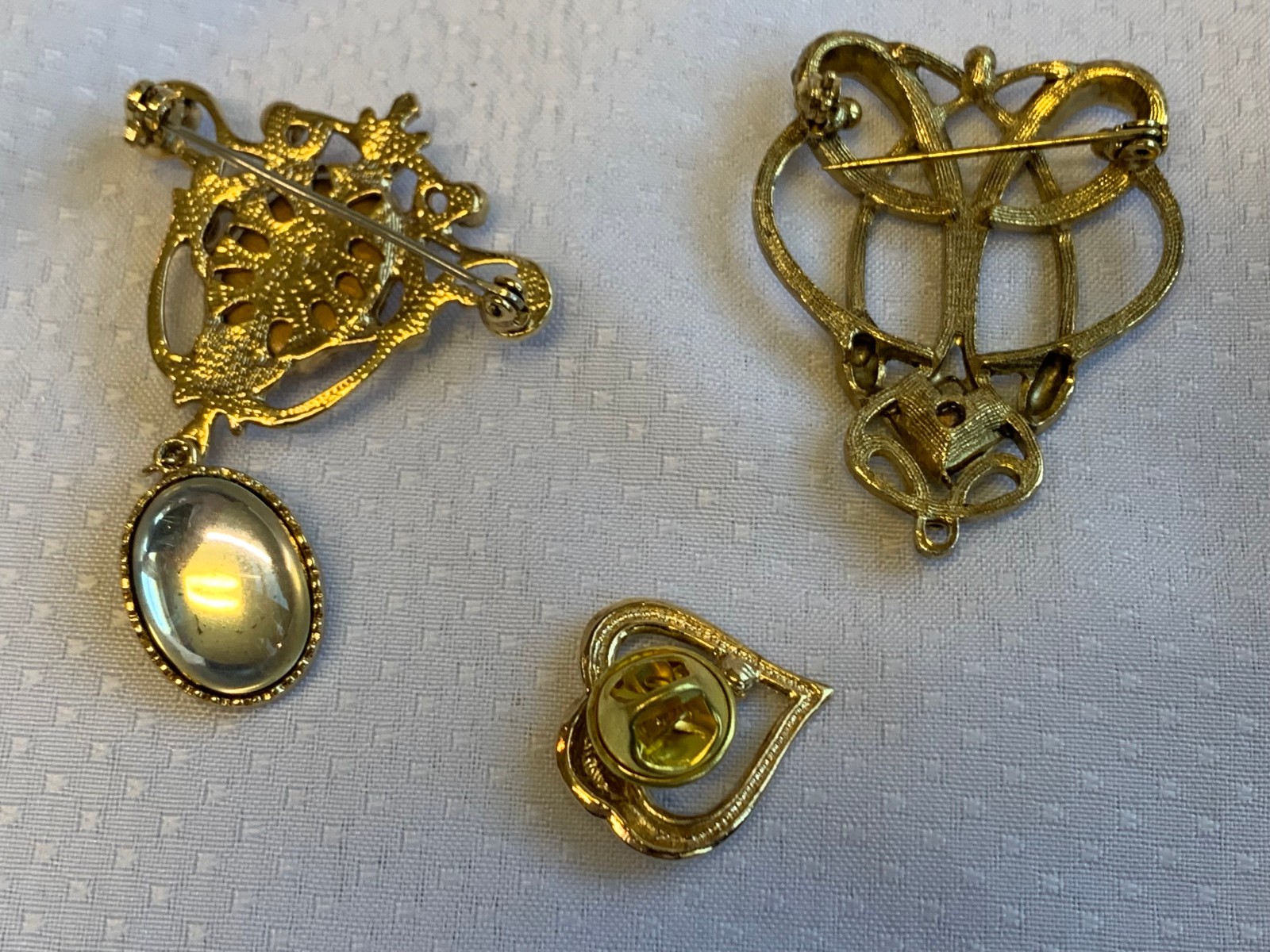 Vtg Brooch Lot Giovanni Gerrys Monet Sarah C Avon Scatter Pins Costume Jewelry