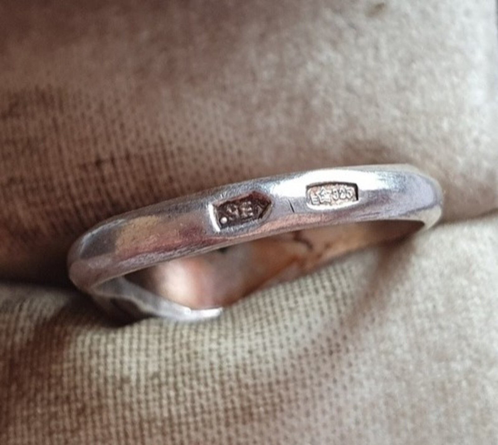 Vintage Soviet USSR ring sterling silver 925 ⭐ Size 7 Weight 2.21 g.