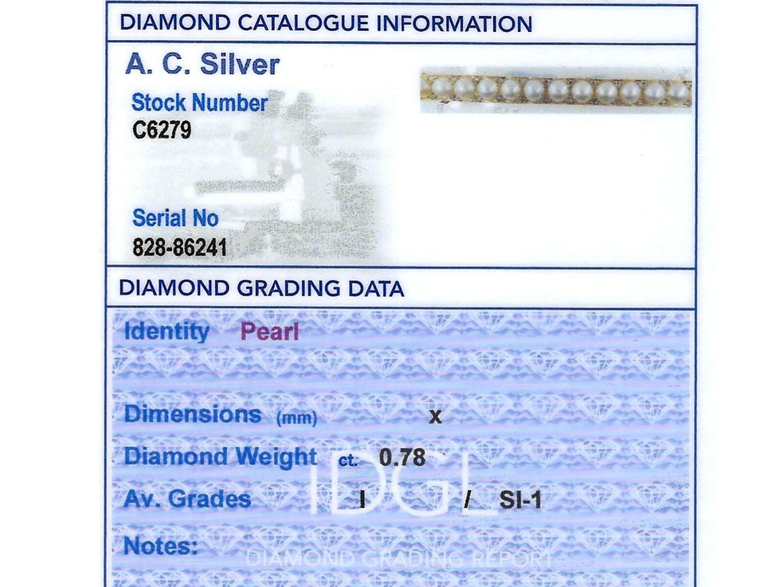 Natural Pearl and 0.78ct Diamond, 18ct Yellow Gold Bar Brooch – Antique