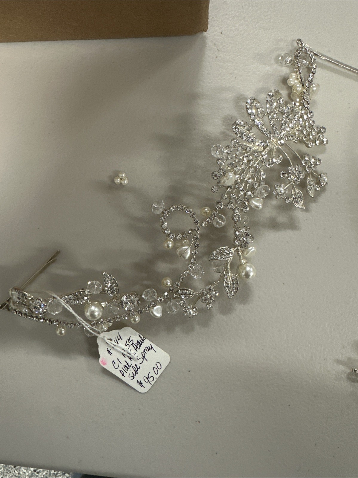 Auction Lot #2 : Rhinestone Headbands and Brooch +