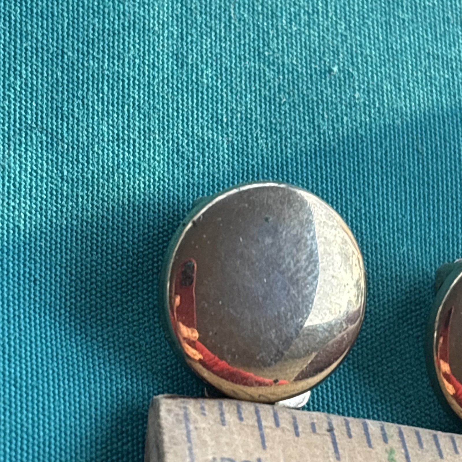 Vintage Coro Gold Toned Earrings Clip-on Jewelry About 1/2”