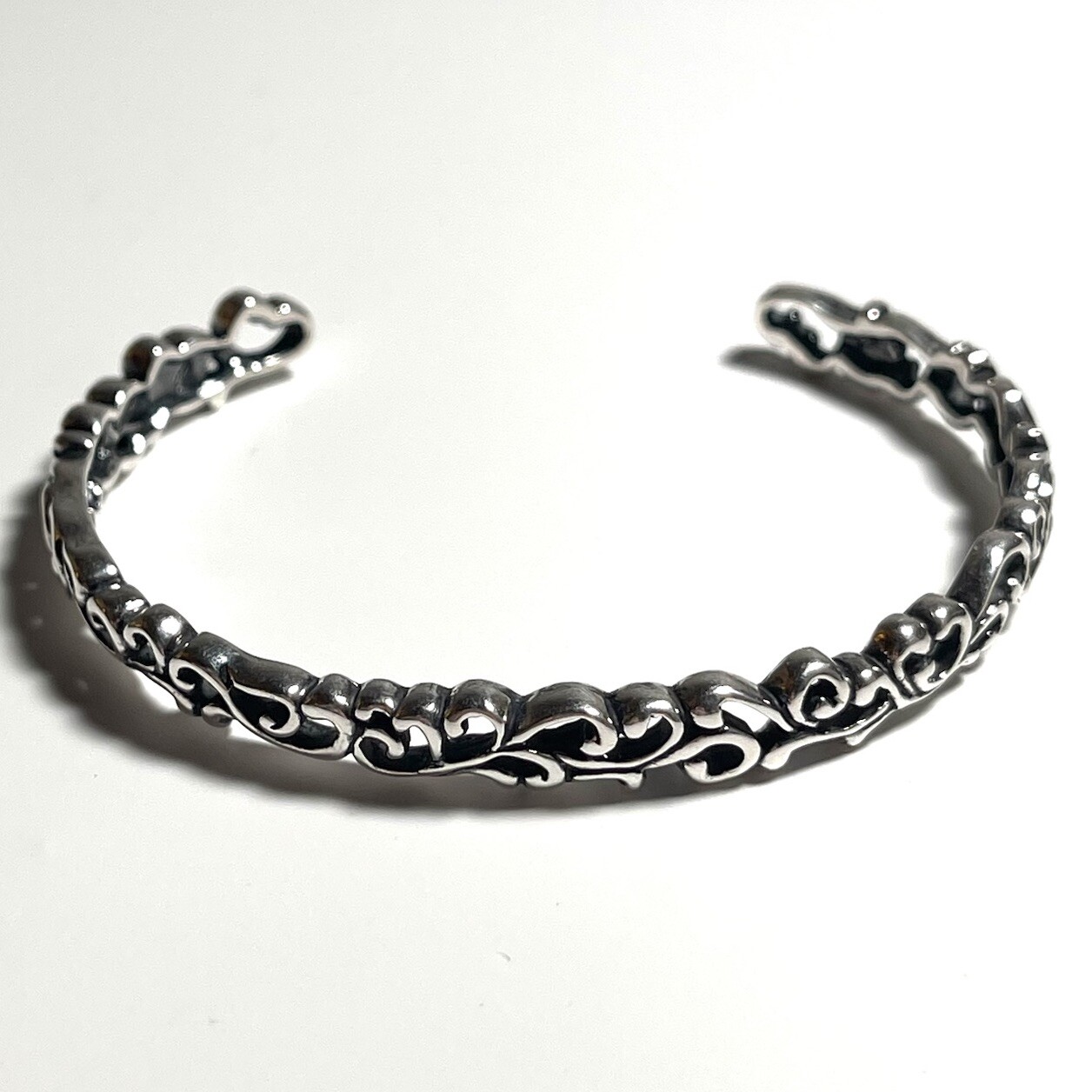 Vintage Silver Ornate Bangle By Carolyn Pollack Sterling Bangle Cuff .925 – B19