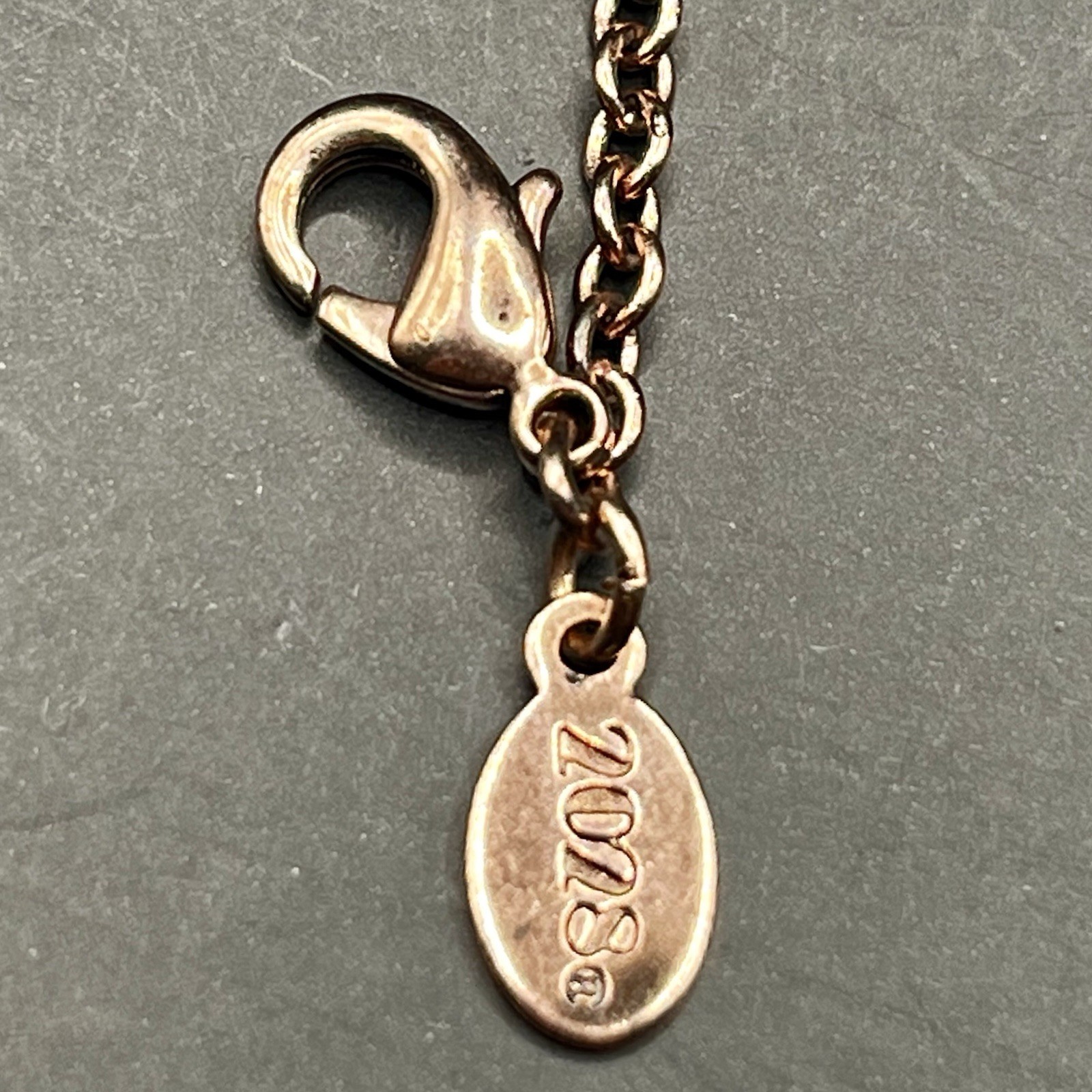 2028 By 1928 Brand Rhinestone Flower Copper Tone Necklace 15-18” ***READ NOTES