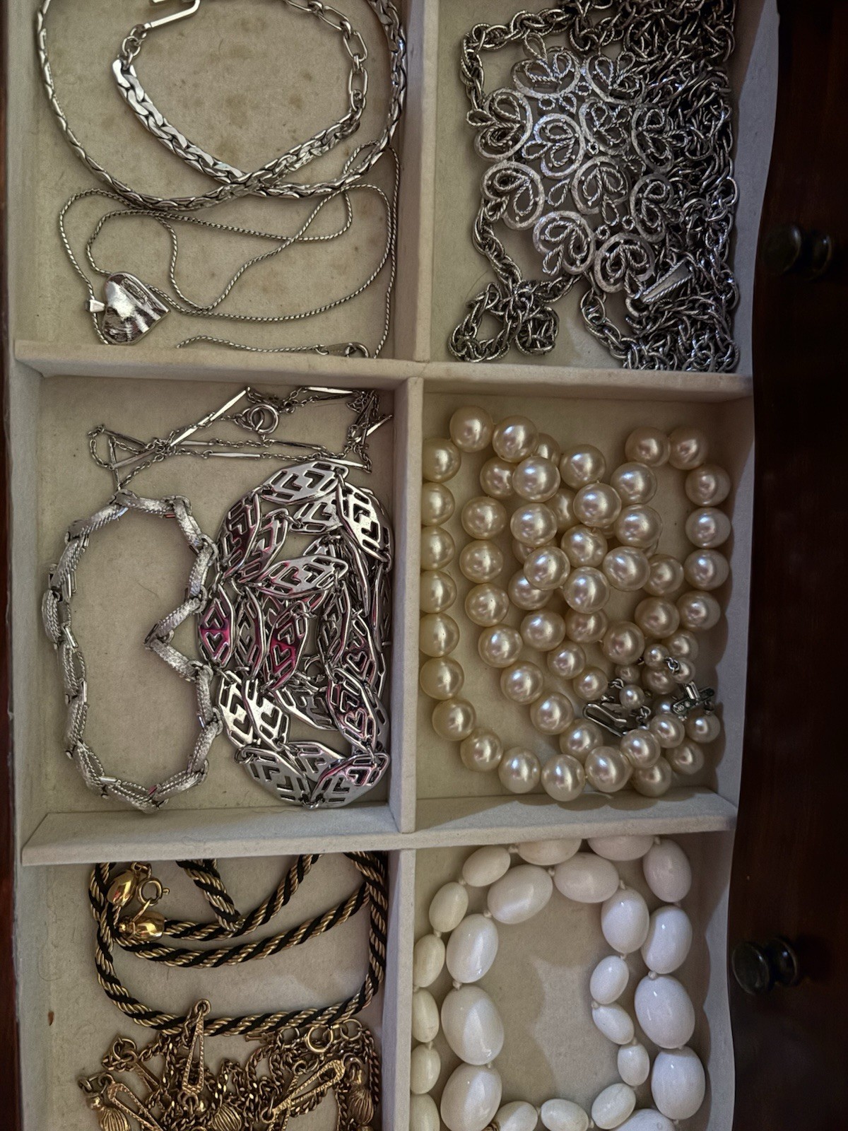 7 Tier Jewelry Box Full Of Trifari , Avon, Coro, Napier, Swarovski And Unbranded