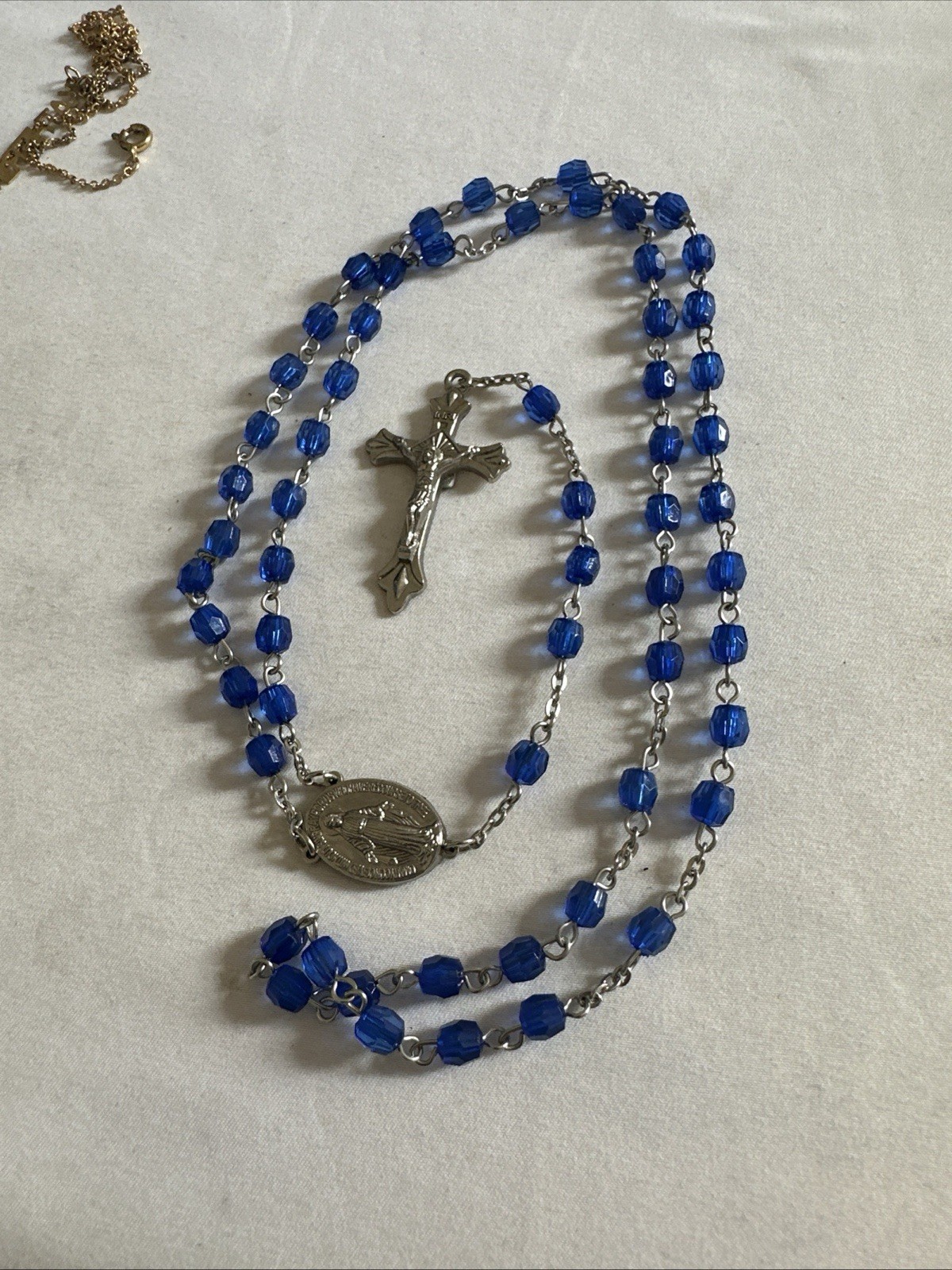 Vintage Rosary Rosaries Catholic Cross Crucifix Religious Prayer Beads Jewelry